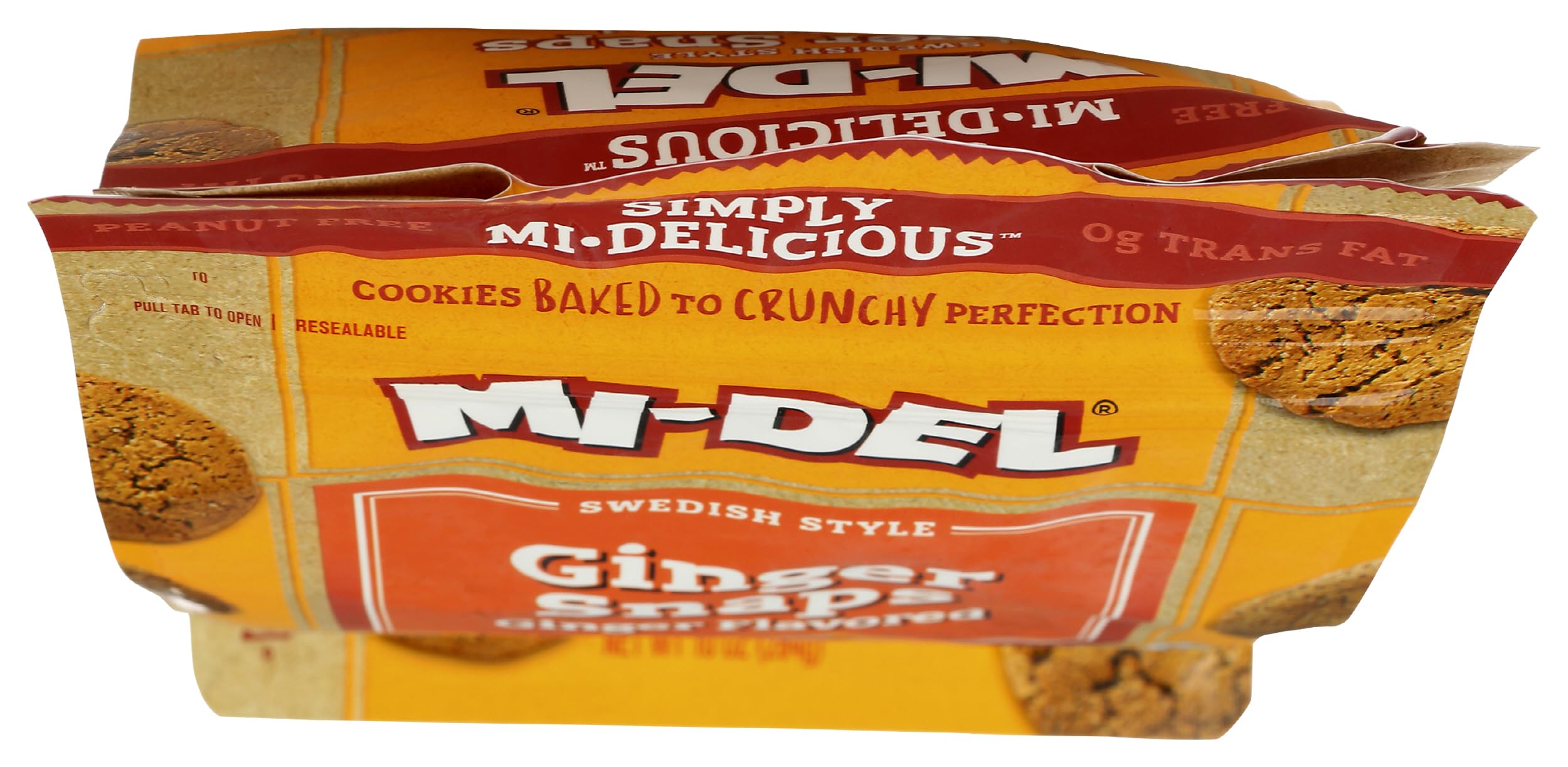 Mi-Del etiqueta con certificaciones non-GMO, kosher y libre de maní