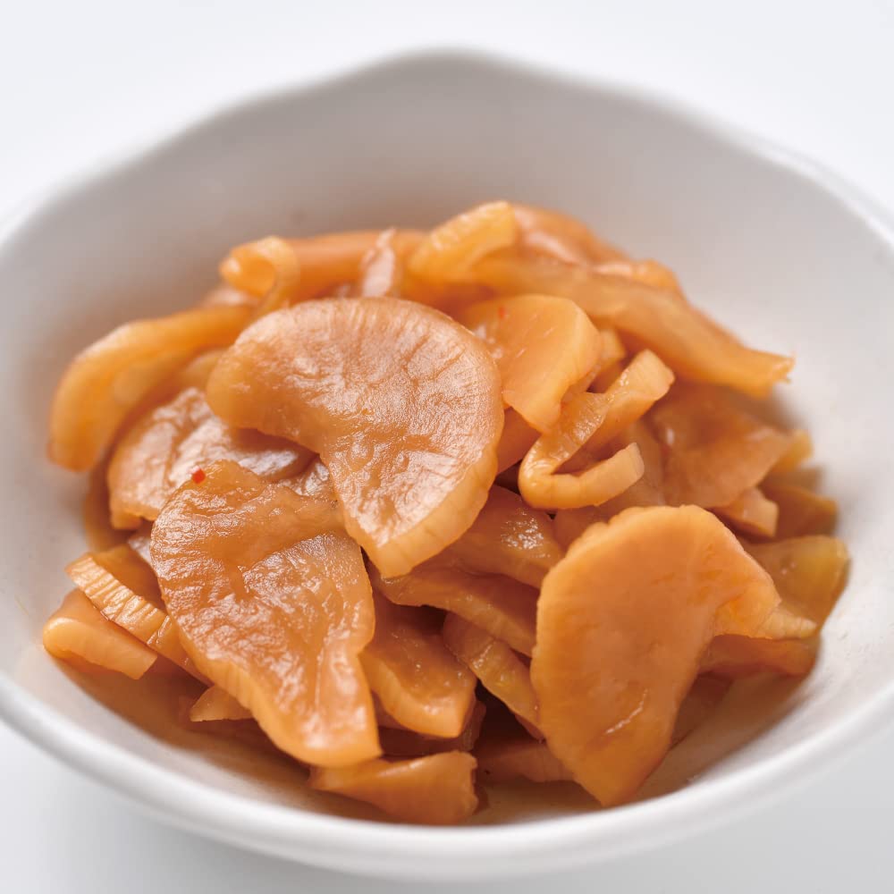 MICHIMOTO FOODS comparación de tamaño 120 g mostrando porción práctica y portátil