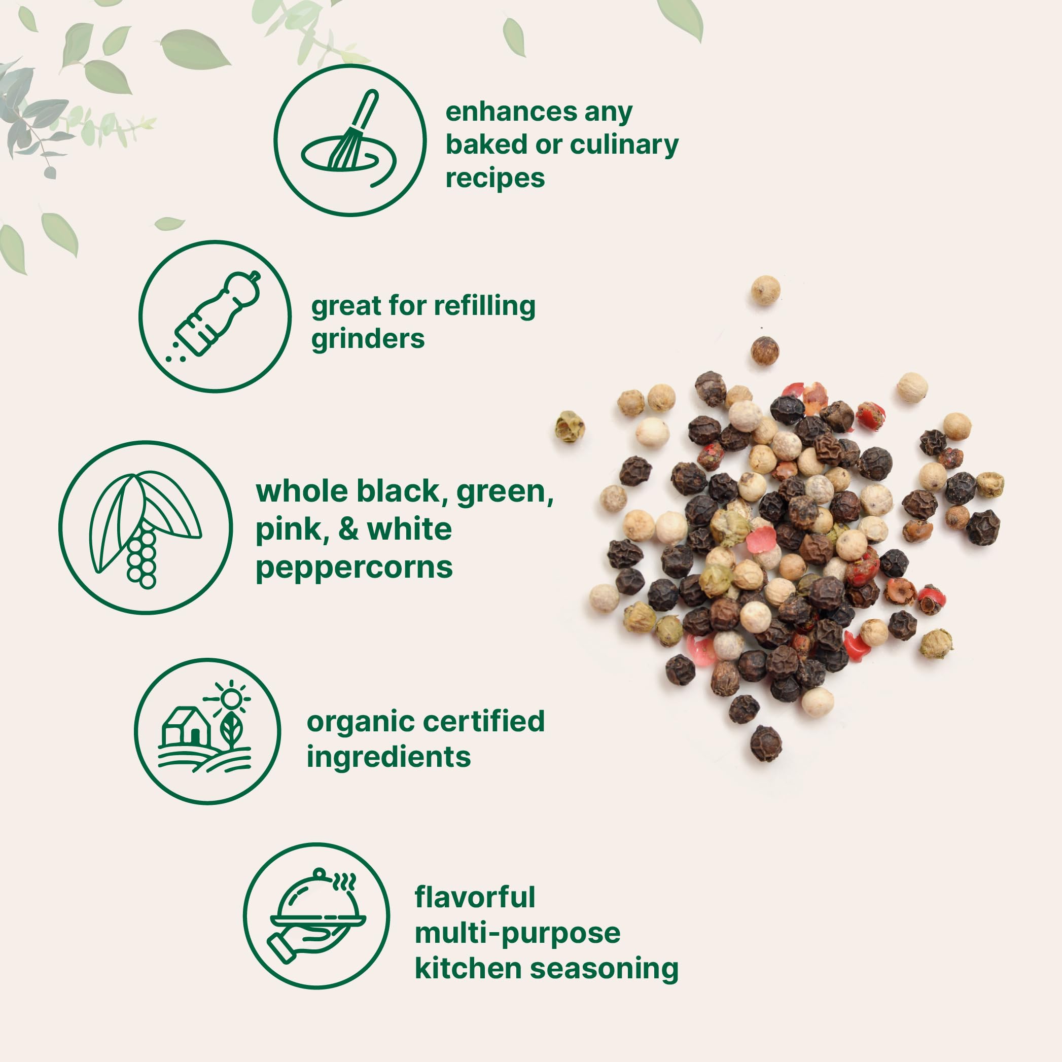 Micro Ingredients pimienta recién molida sobre filete aportando sabor y estética