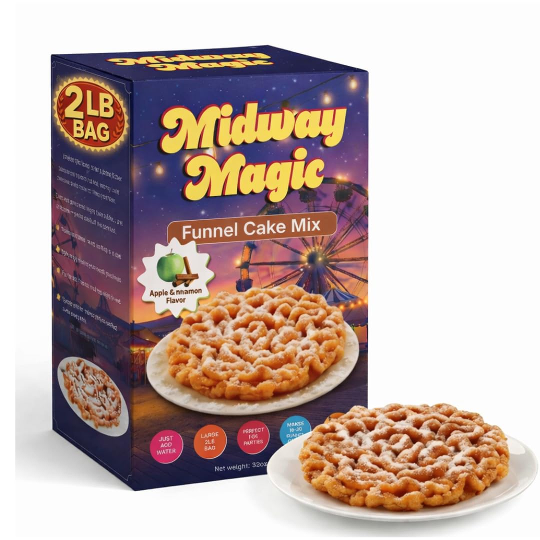 MIDWAY MAGIC paquete frontal de mezcla manzana canela, presenta conveniencia
