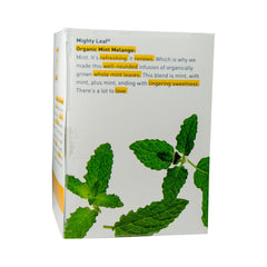 Mighty Leaf taza humeante de infusión de menta, bebida reconfortante y fresca