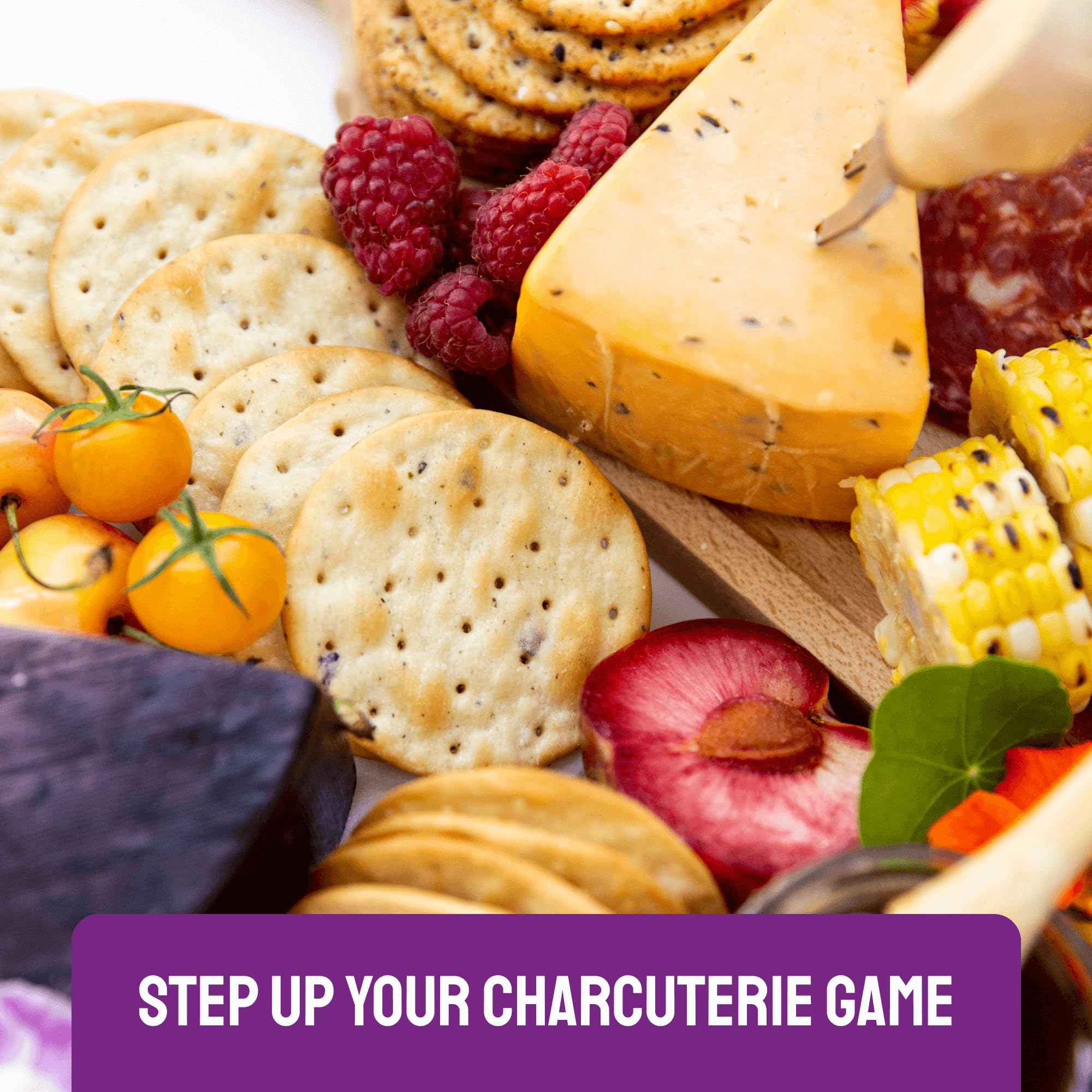 Milton's Organic Crackers etiqueta con certificaciones orgánico Non-GMO y kosher clara