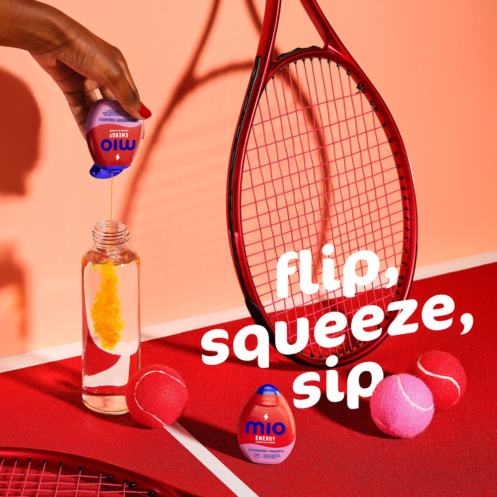 Southwind MiO Energy etiqueta de ingredientes, muestra vitaminas B y cafeína