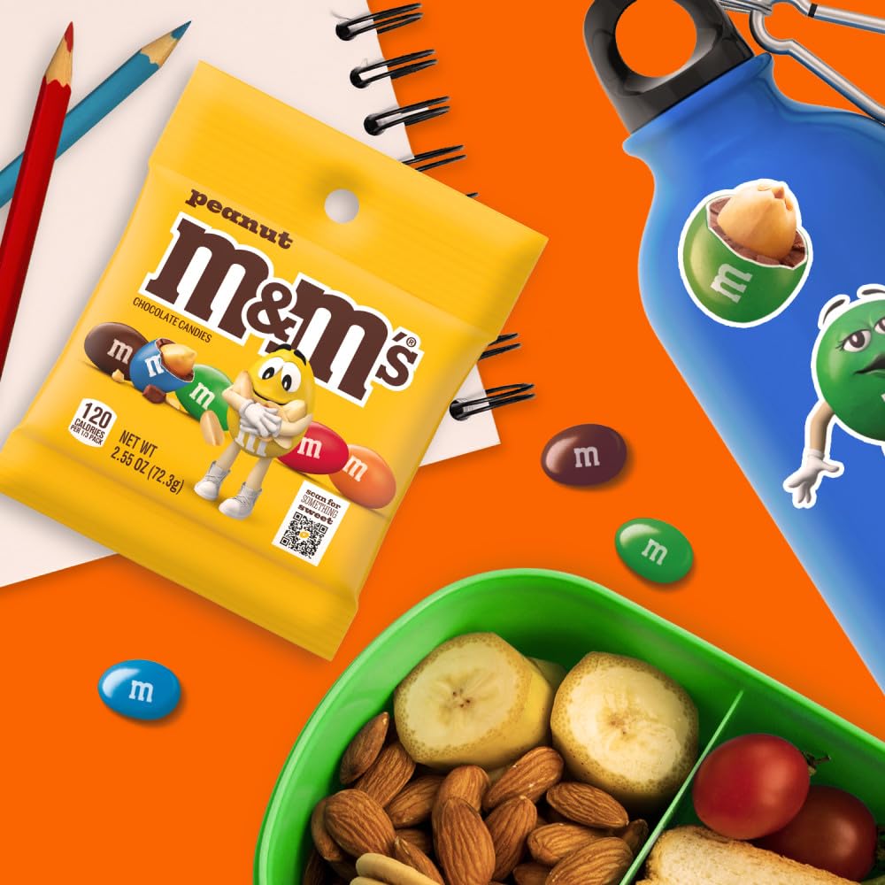 M&M'S mezclado en trail mix con frutos secos para energía en ruta