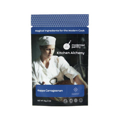 Modernist Pantry envase frontal de kappa carrageenan mostrando presentación y pureza