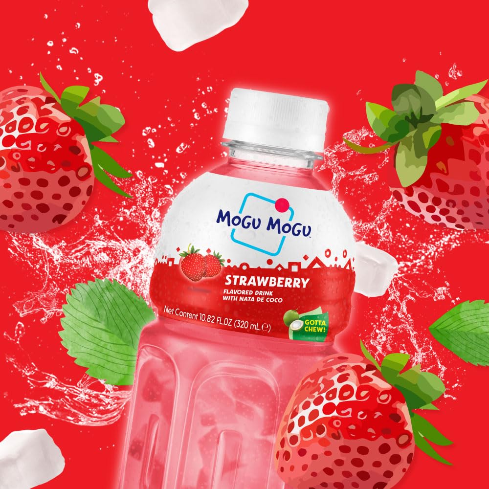 Mogu Mogu pack de seis botellas, conveniente para familias y eventos