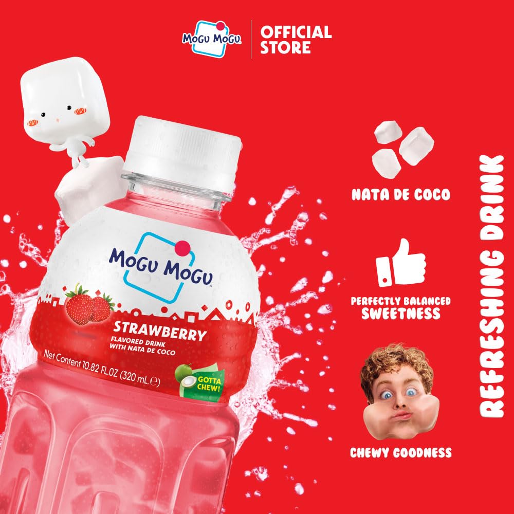 Mogu Mogu detalle de nata de coco, textura masticable y atractiva