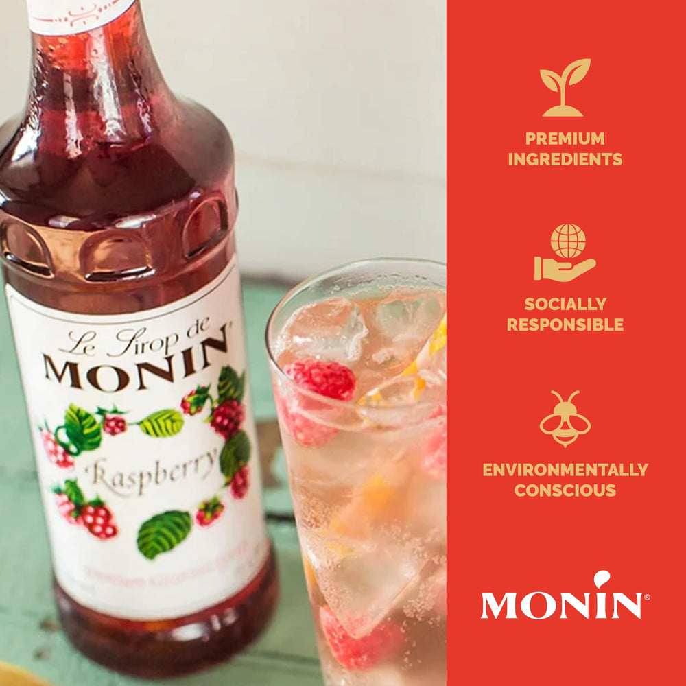Monin comparación de tamaño 1L para uso profesional y doméstico