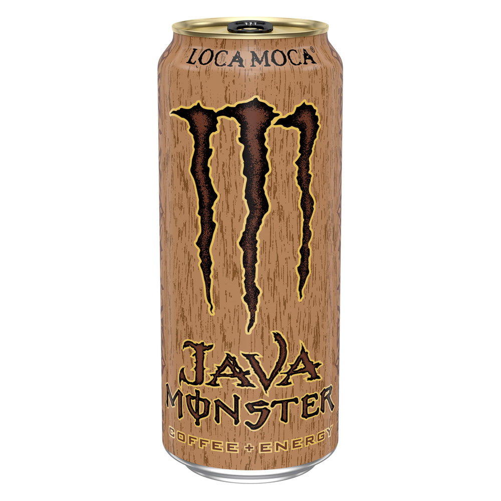 Monster Java Monster Loca Moca textura cremosa vertida, sabor moka apetecible