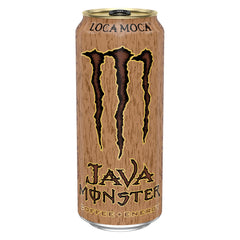 Monster Java Monster Loca Moca textura cremosa vertida, sabor moka apetecible
