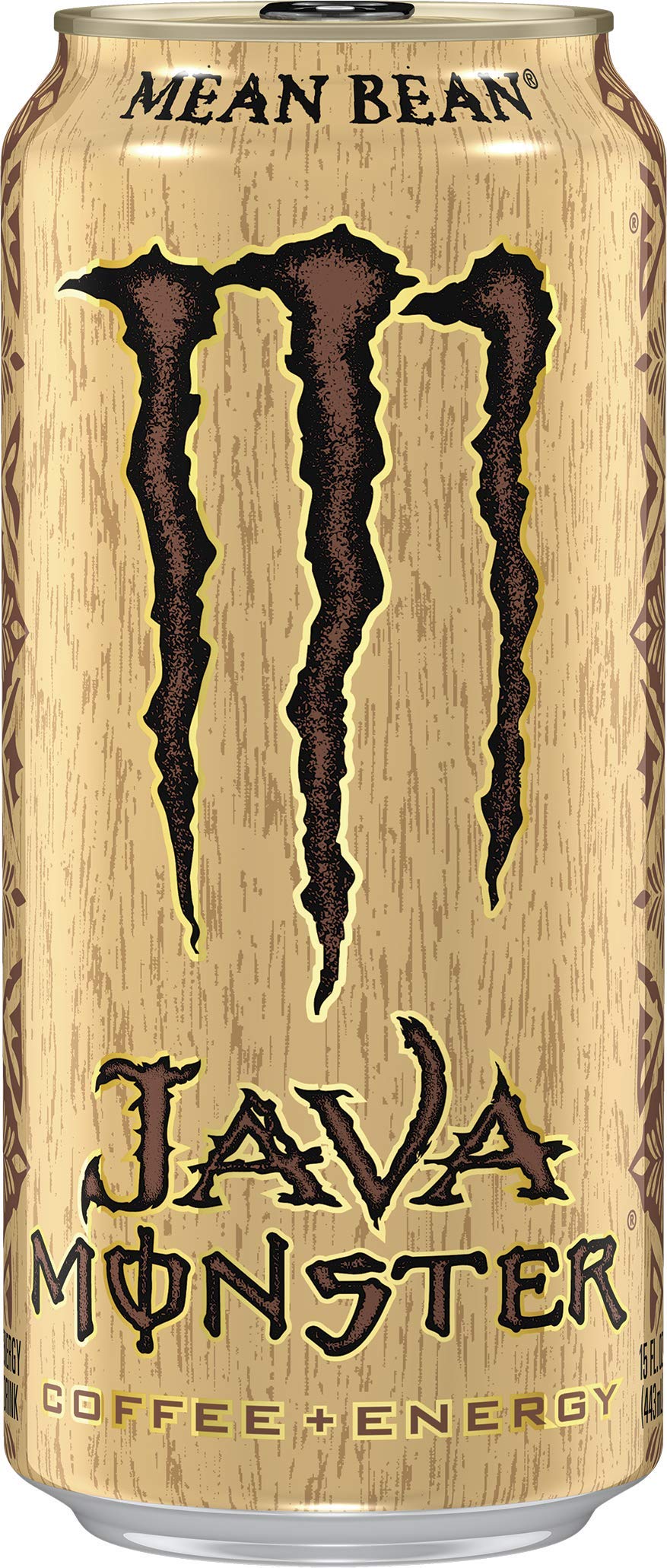Monster Java Mean Bean detalle de textura cremosa y color café