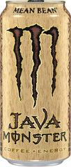 Monster Java Mean Bean detalle de textura cremosa y color café