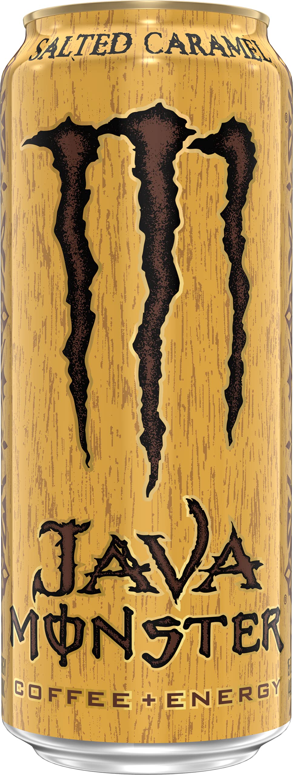 Detalle de la textura líquida de Monster Java Salted Caramel que resalta crema y sabor