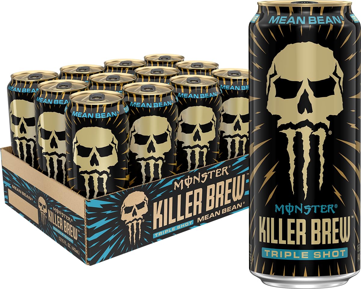 Monster lata frontal mostrando diseño y potencia energética