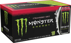 Monster primer plano del sello y textura de la lata resaltando calidad
