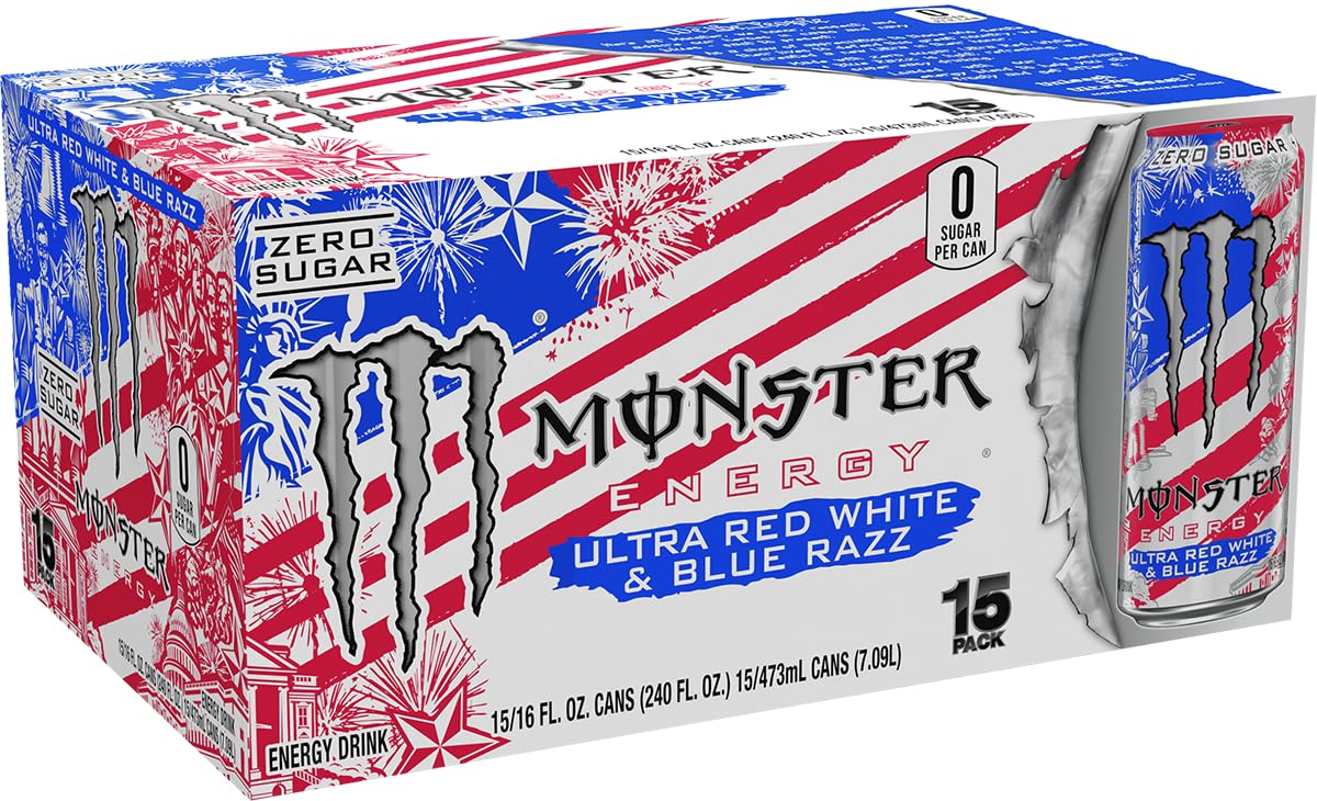 Monster lata en mano que muestra tamaño real y conveniencia