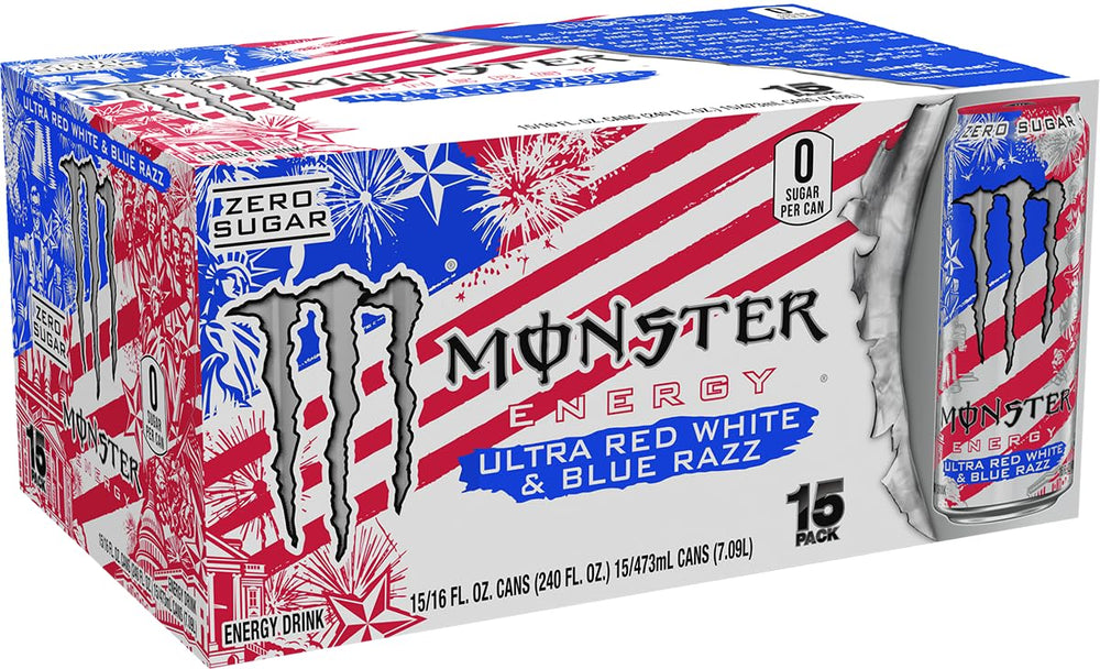 Monster lata en mano que muestra tamaño real y conveniencia