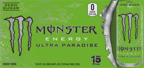 Monster Ultra Paradise lata en mano para comparar escala y llevar comodidad
