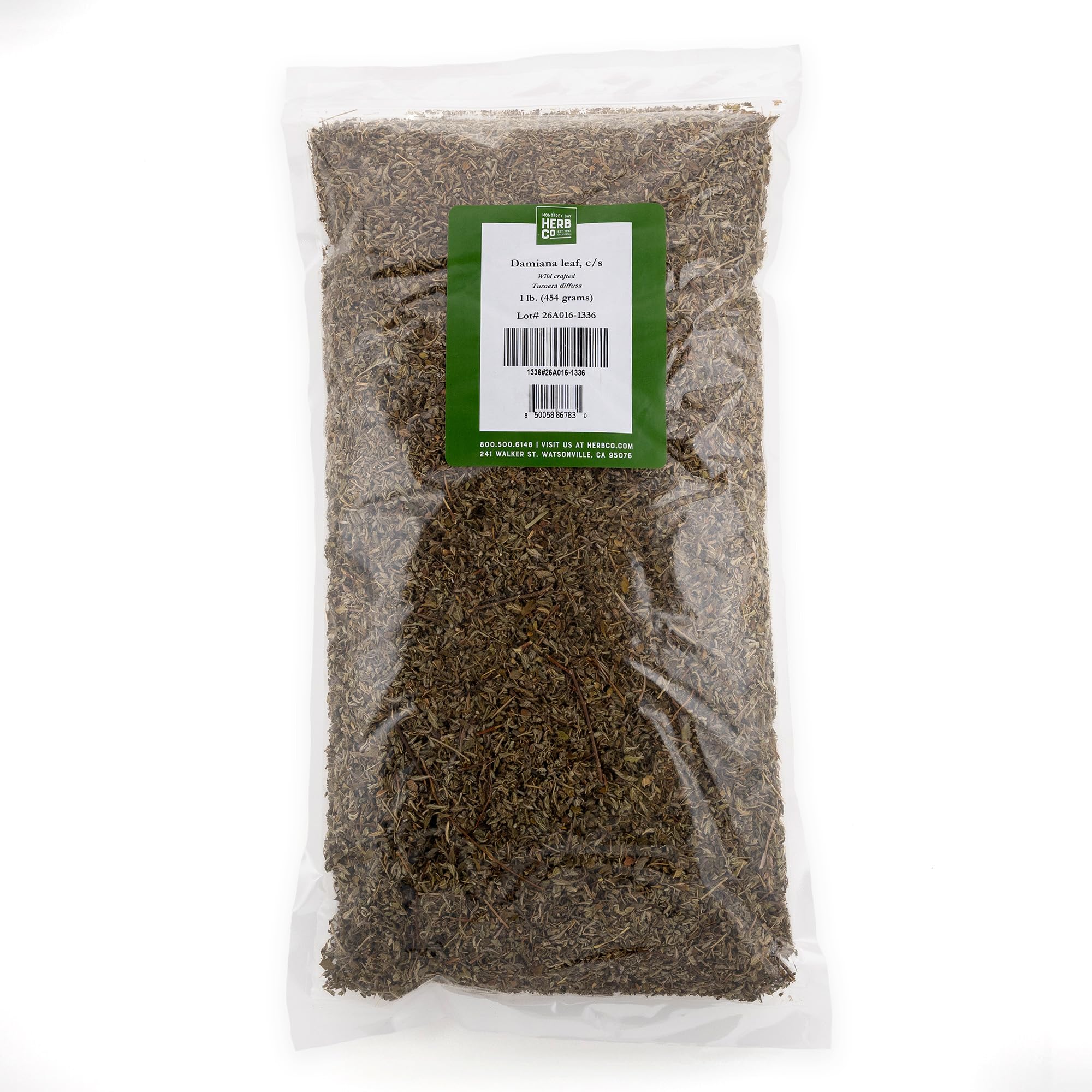 MONTEREY BAY HERB CO paquete frontal de damiana listo para infusiones