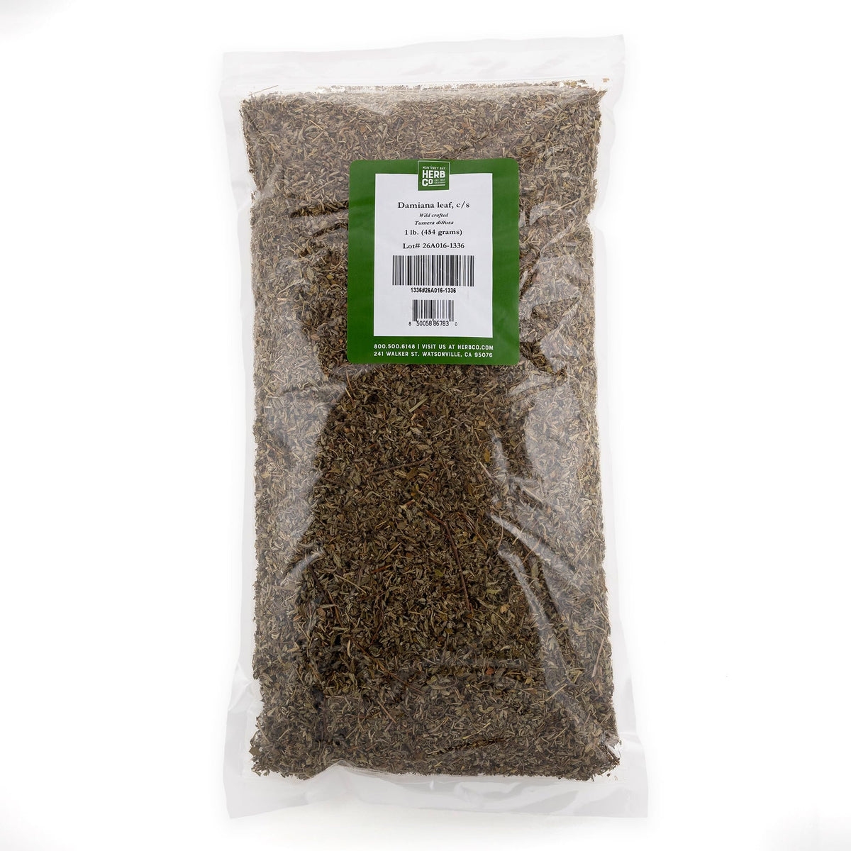 MONTEREY BAY HERB CO paquete frontal de damiana listo para infusiones