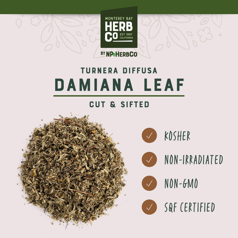 MONTEREY BAY HERB CO infusión de damiana en taza para preparación rápida