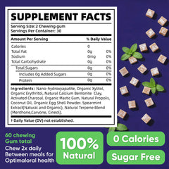 Moolike etiqueta con ingredientes activos nano-hidroxiapatita y xilitol para salud dental