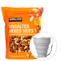 MORALZA con Kirkland frutos secos frontal, práctico y nutritivo
