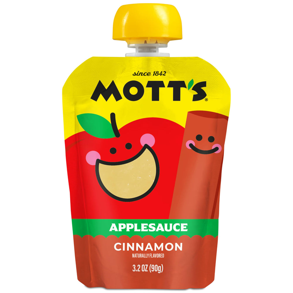 Mott's pouch servido con galletas, combinación sabrosa y rápida