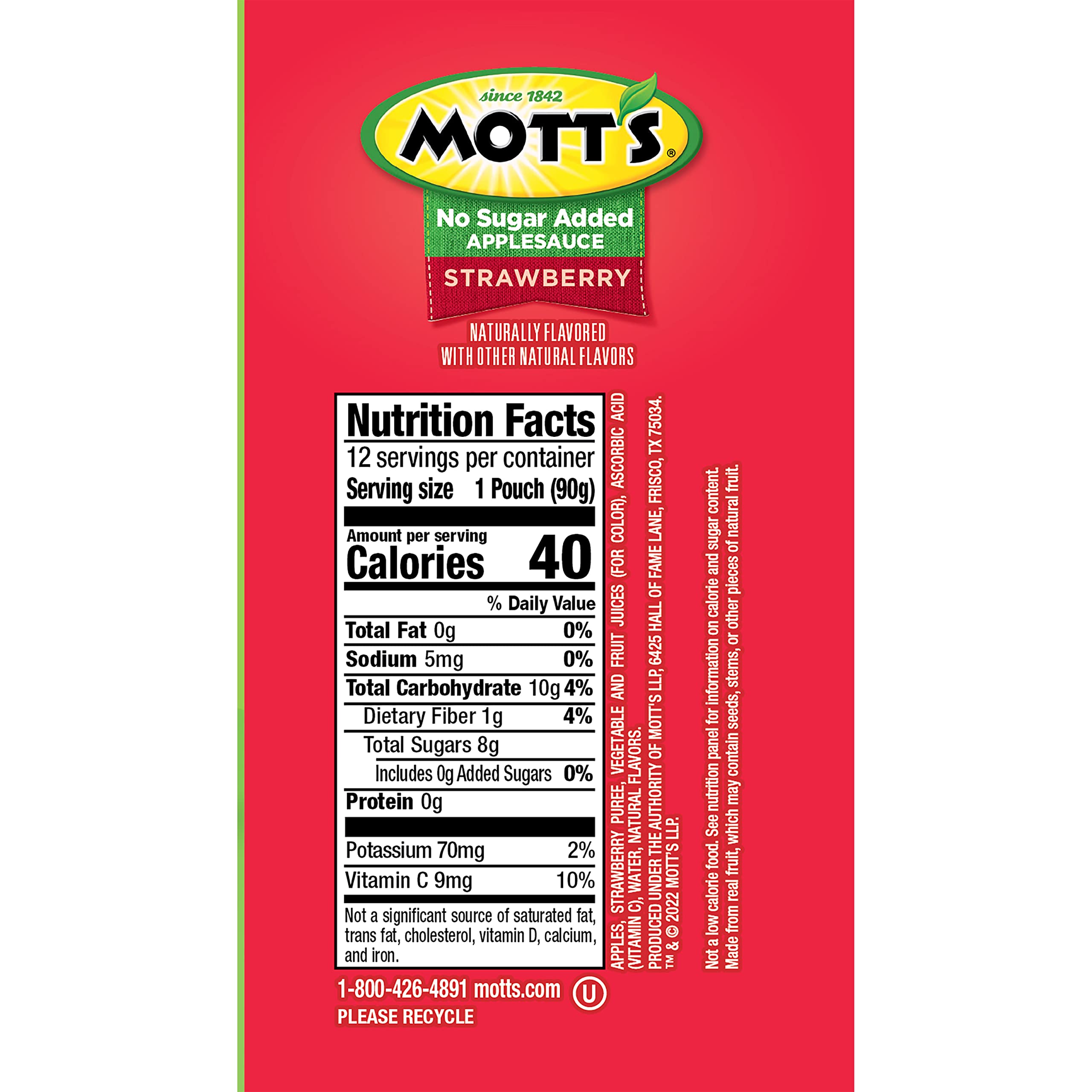 Mott's primer plano de textura de compota, aspecto natural y apetitoso