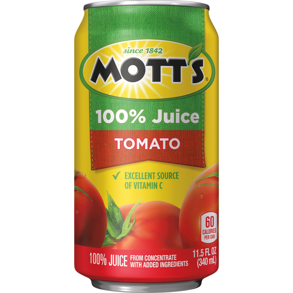 Mott's lata frontal mostrando etiqueta clara y conveniencia
