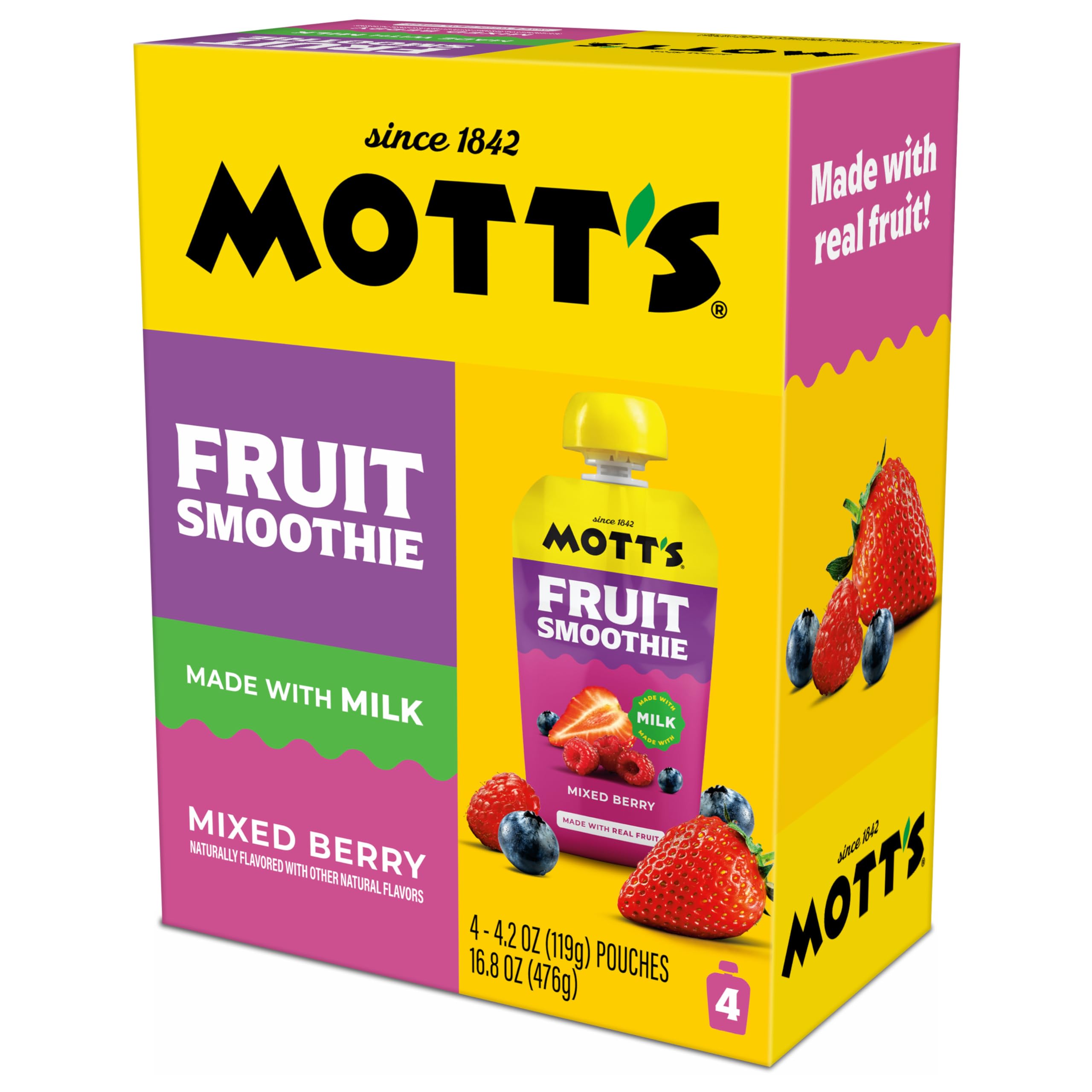 Mott's en lonchera escolar como snack práctico y listo para llevar