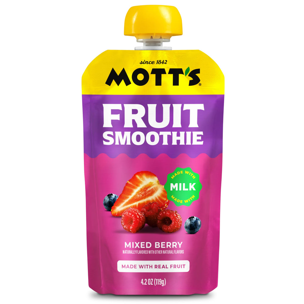 Mott's tamaño en mano para comparar 4.2 oz y ver porción más completa