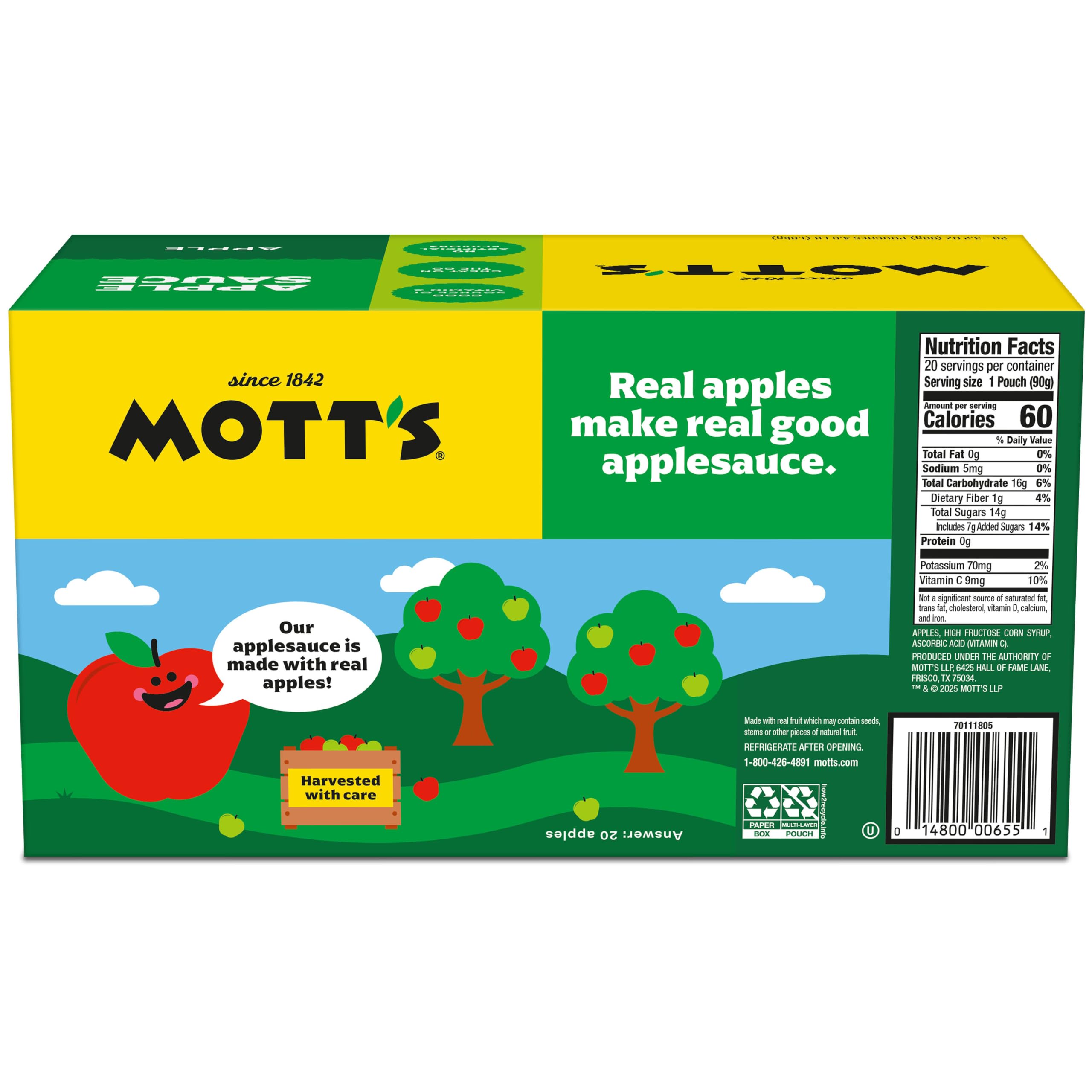 Detalle de textura del puré de Mott's que resalta sabor natural