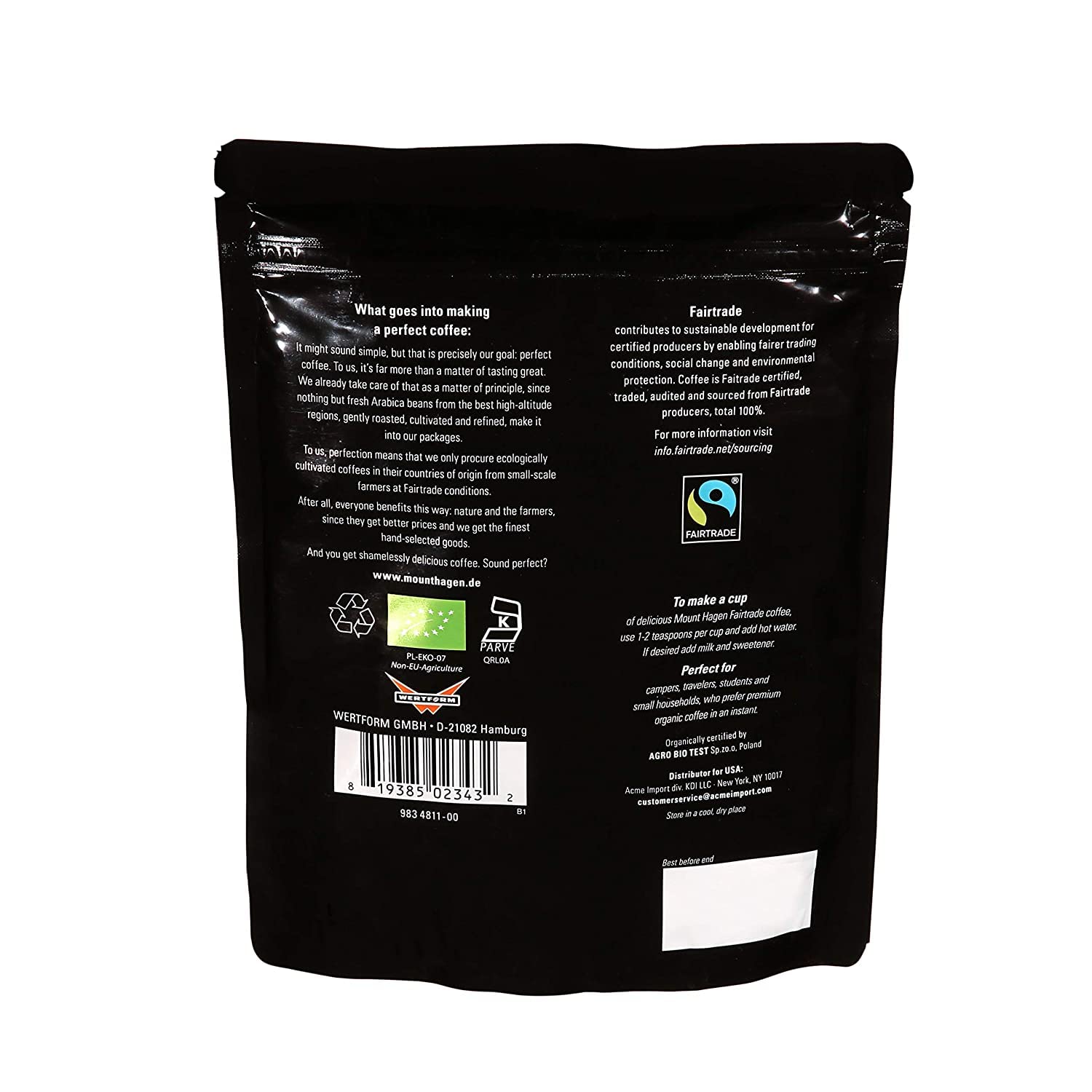 Mount Hagen bolsa en mochila ideal para viajes y consumo fuera de casa
