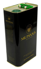 Mr. Papou's botella frontal mostrando etiqueta clara y confianza de marca