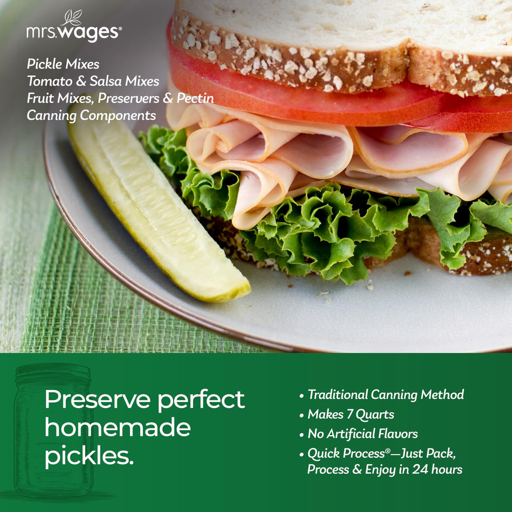 Mrs. Wages etiqueta kosher certificada, tranquilidad y calidad garantizada