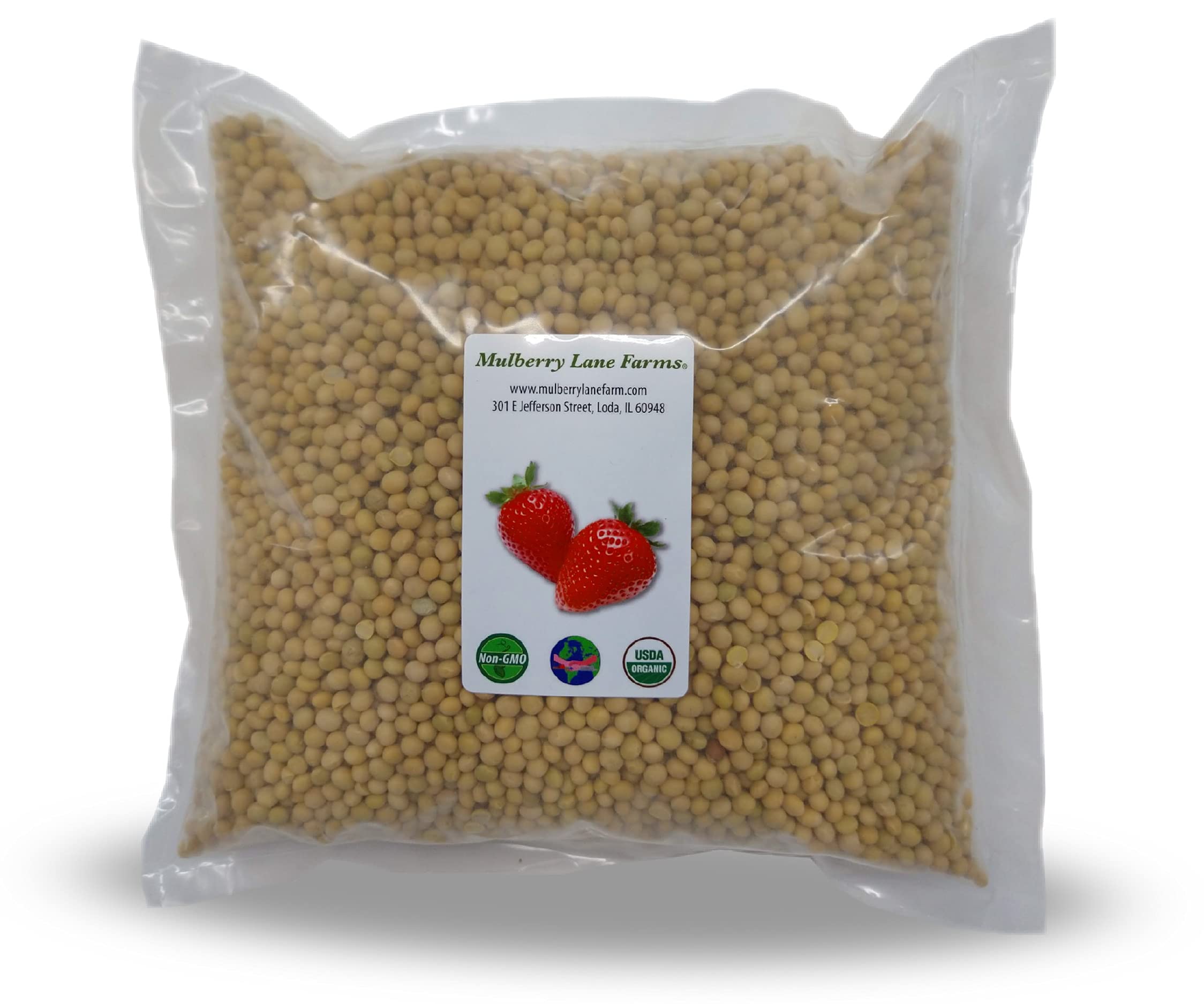 Mulberry Lane Farms paquete frontal 5 lb mostrando ahorro por compra a granel