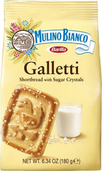 Mulino Bianco galletas empaque frontal, presentación auténtica y atractiva