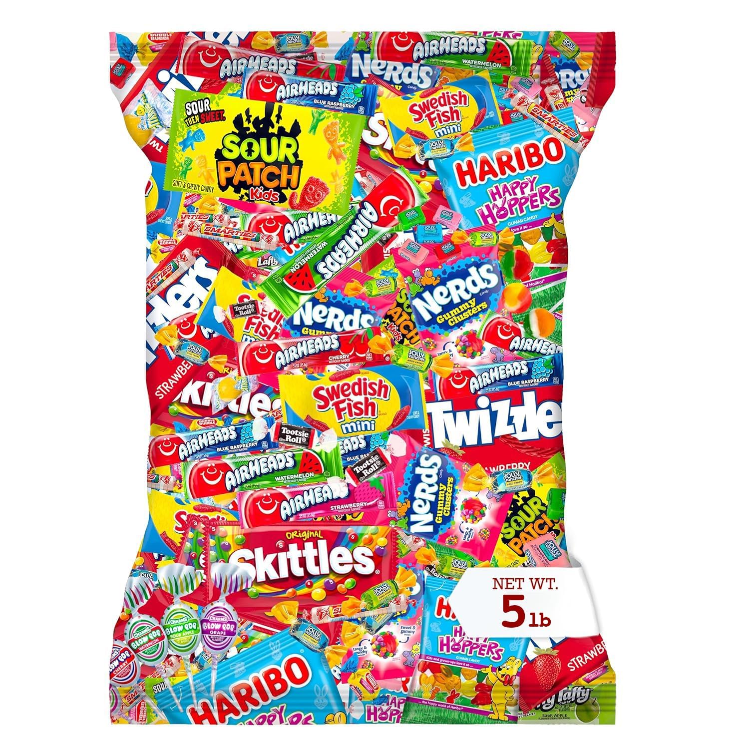 munchbox bolsa 5 lb vista frontal con surtido para eventos