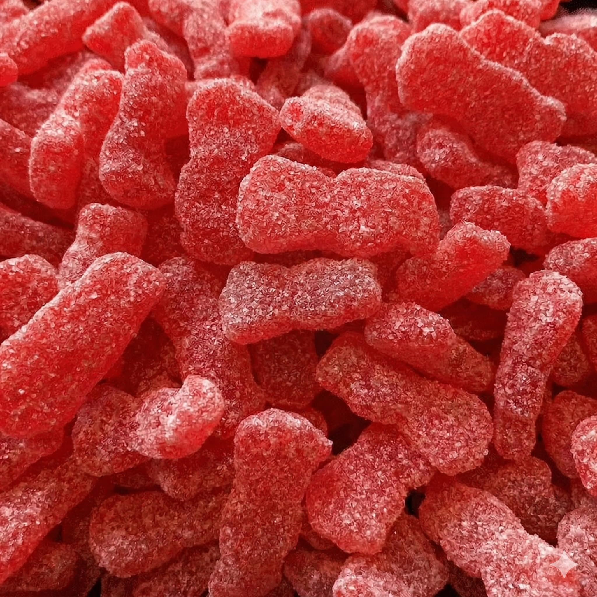 Munchique gomitas en bandeja para buffet mostrando presentación atractiva