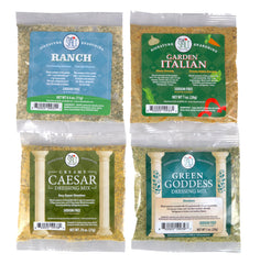 MySALT frente del empaque mostrando las cuatro mezclas y beneficios de sabor