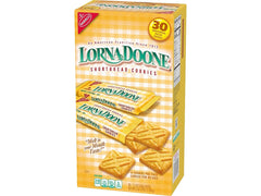 Nabisco Lorna Doone textura cercana que resalta su desmenuzable y sabor mantecoso
