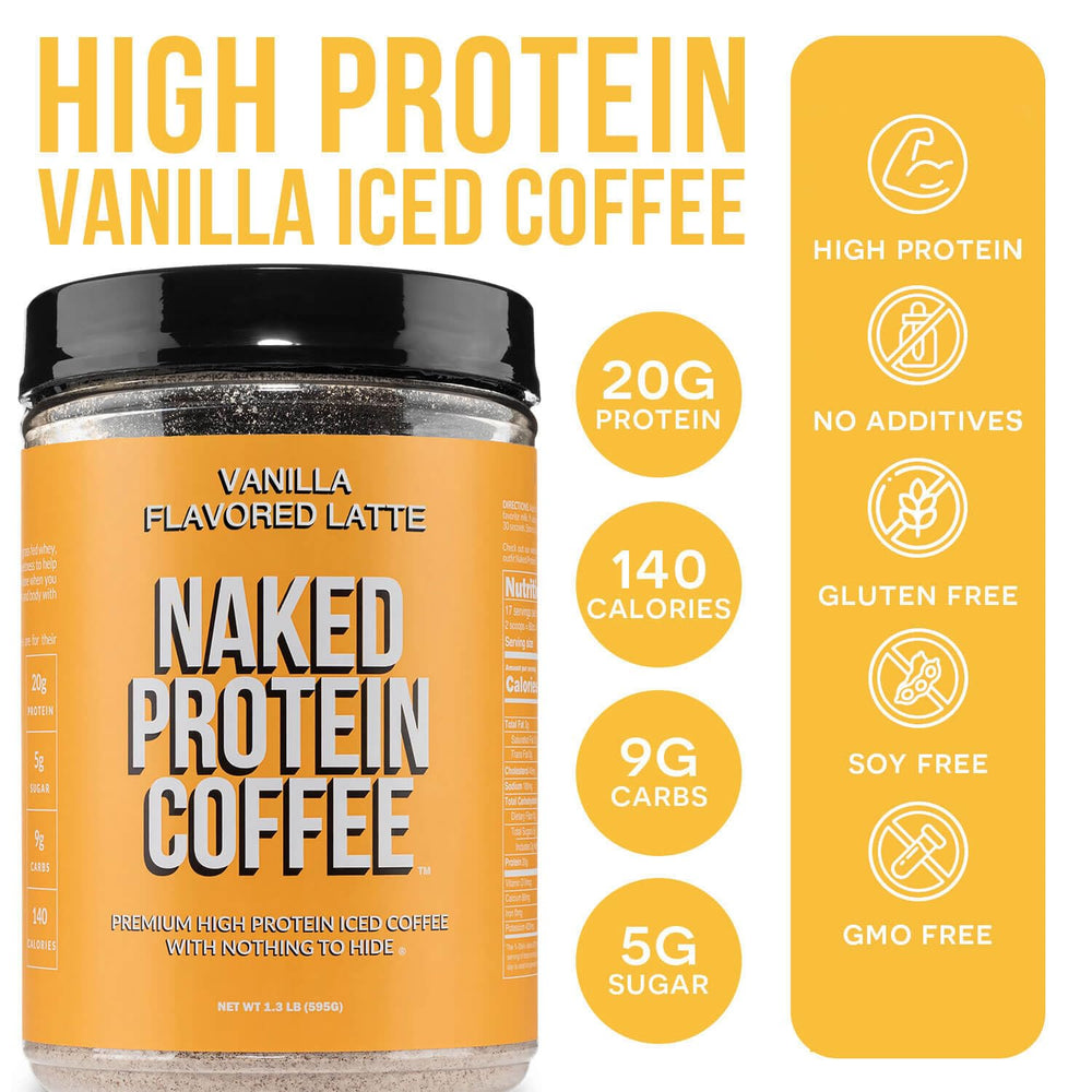 NAKED batido cremoso en mano antes de entrenar, proteína conveniente