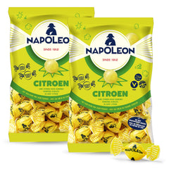 Napoleon Candy empaque frontal mostrando bolsitas dobles y atractivo visual
