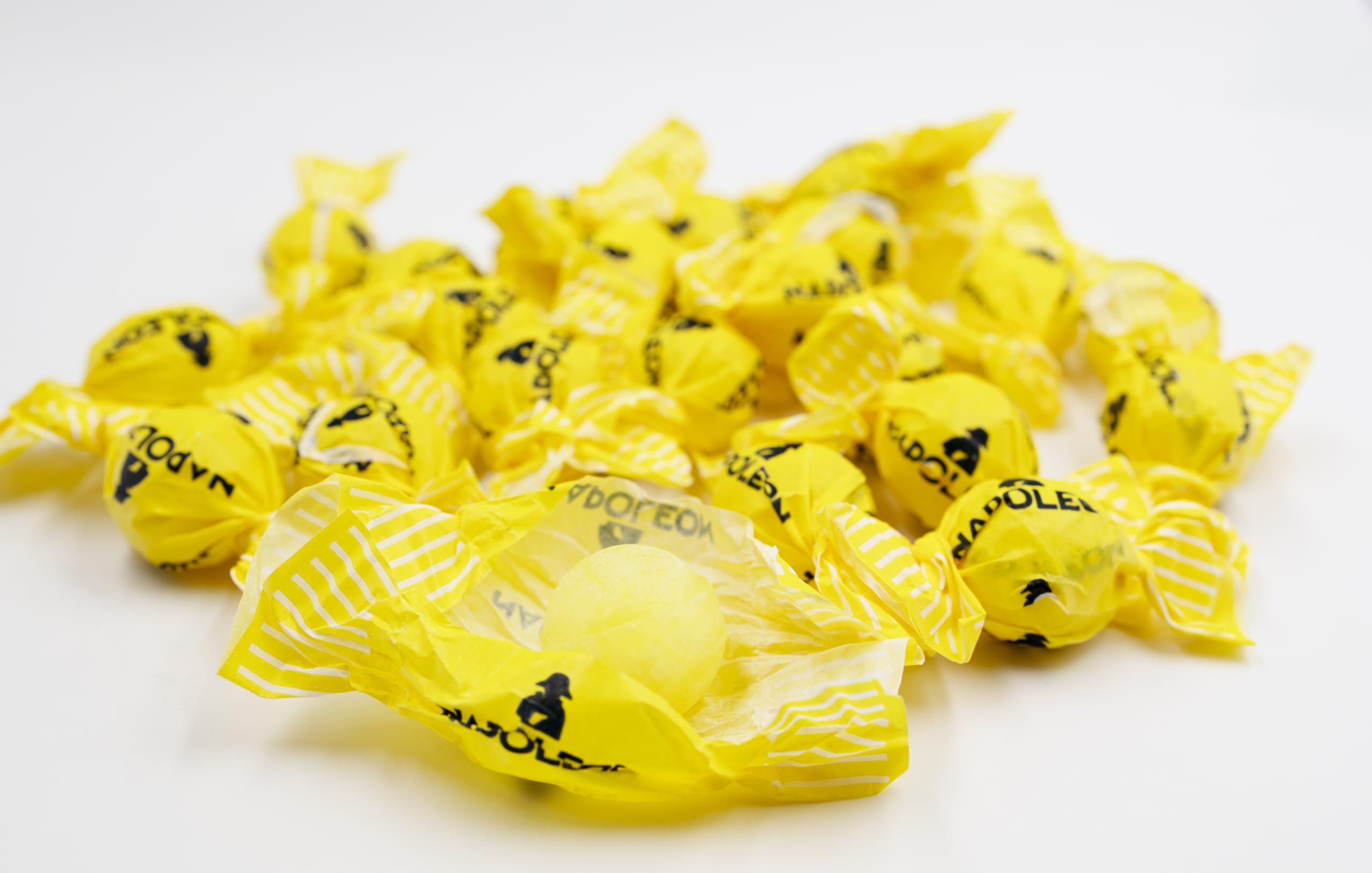 Napoleon Candy etiqueta con información nutricional y origen de importación