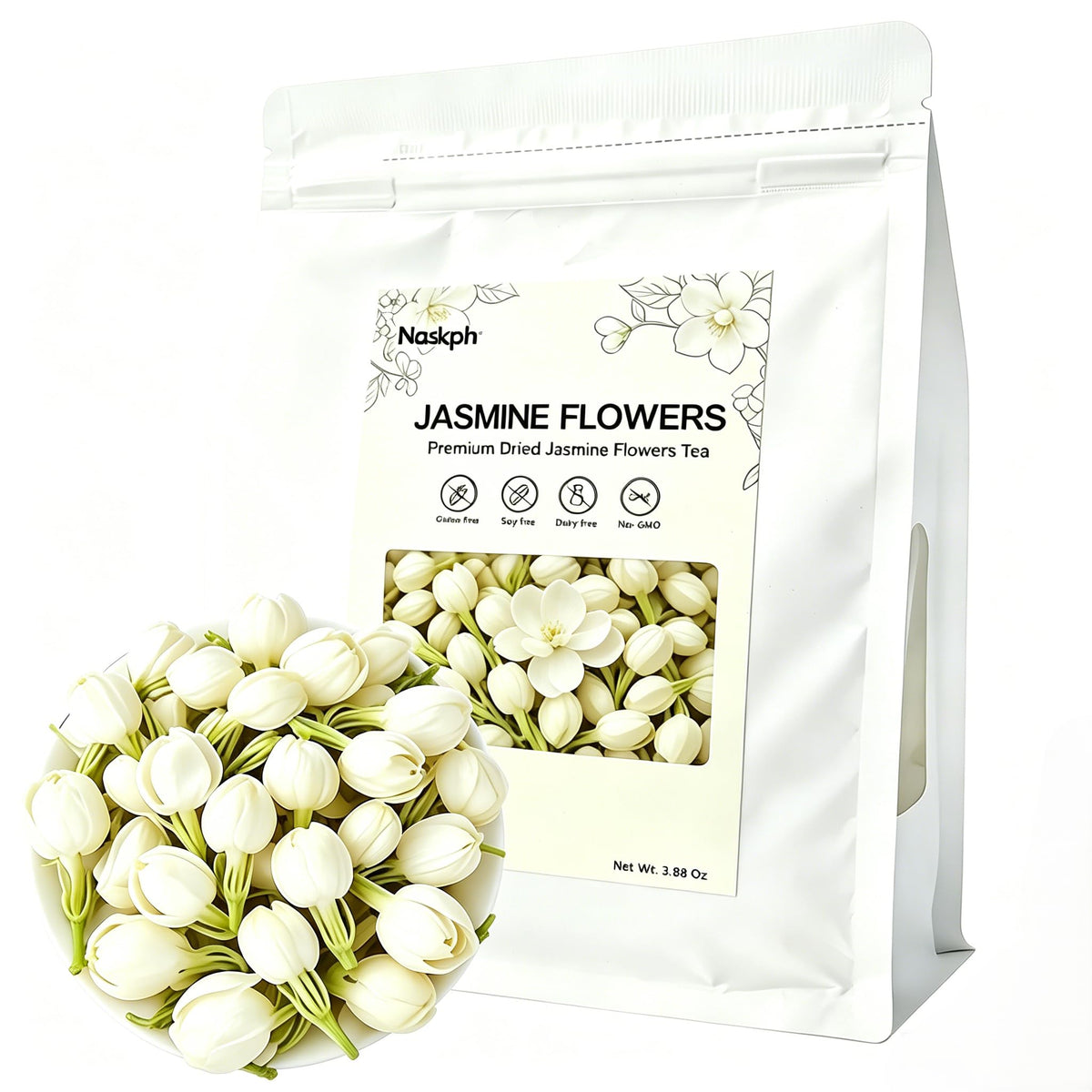 NASLAPH envase frontal 110 g que protege frescura y aroma