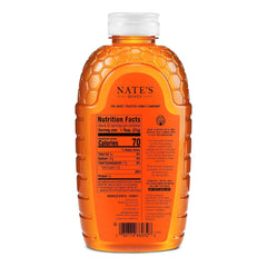 Nate's Honey primer plano de textura y color que resalta pureza