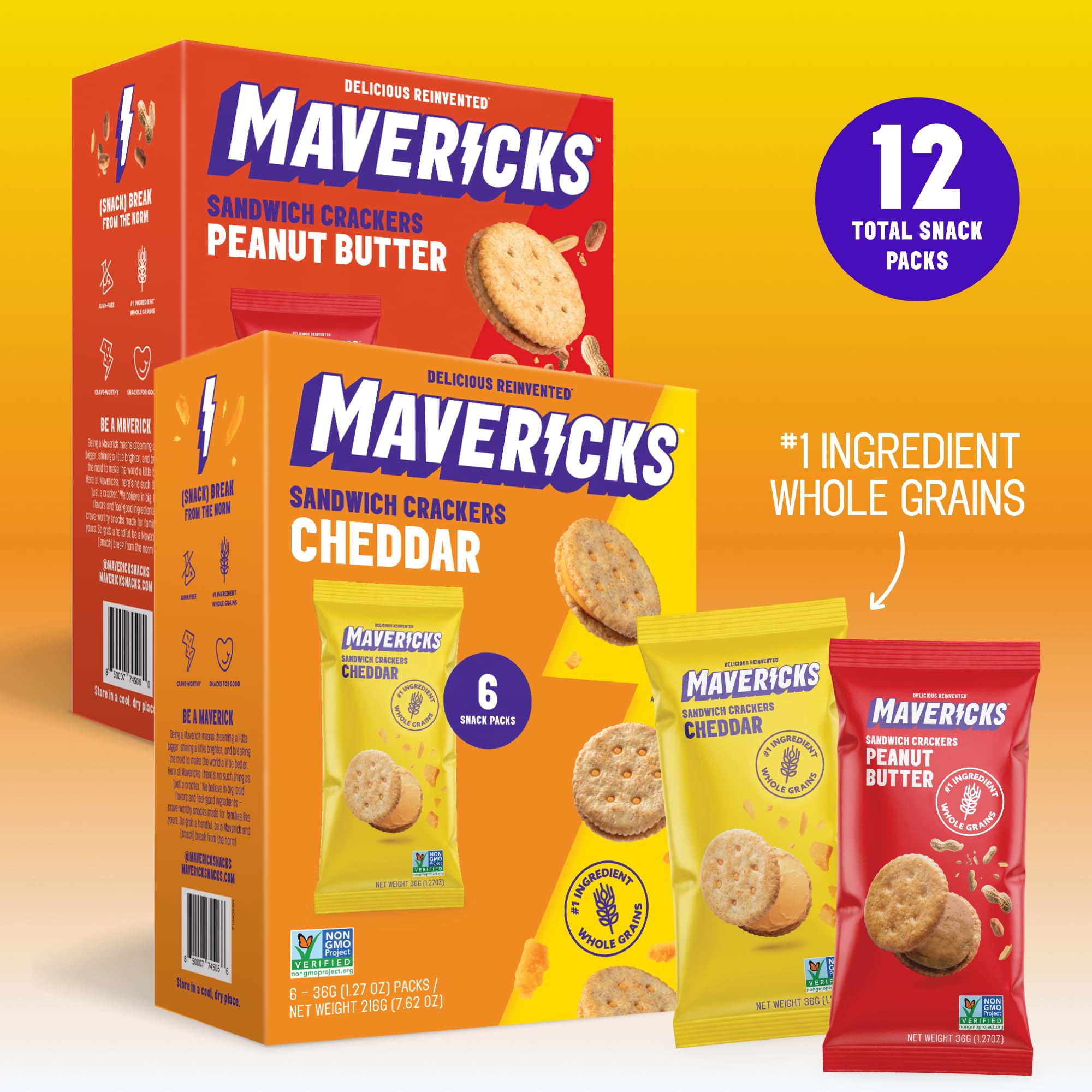 NATURAL BORN SNACKERS galleta junto a mano para comparación de tamaño y porción