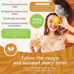 Natural Probio kéfir de agua en vaso con burbujas y aspecto refrescante
