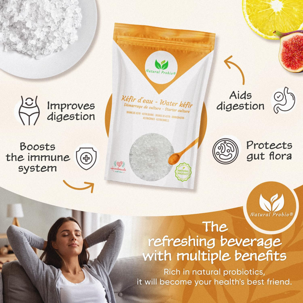 Natural Probio kit con guía impresa y QR para biblioteca de recetas